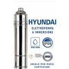 Hyundai Pompa sommersa sommergibile acque chiare inox immersione pozzi pozzo artesiano