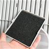 Filtro lettiera per animali domestici per cotone nero per attivo 10,5x11,5x0,5 c