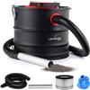LEHMANN Bidone Aspiracenere senza Sacco 18L, 1200W, Robusto Serbatoio, Lavabile