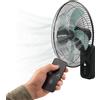 Wintem Ventilatore da Parete 40cm, Ventilatore con Telecomando e Timer 9h, 8 Vel