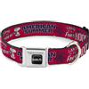 Peanuts Dog Collar PNTM-PEANUTS Title Logo Full Color Black/White Peanuts Gang AMERICAN