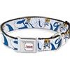 Adventure Time Dog Collar ATBI-ADVENTURE TIME Title Logo Full Color White Adventure Time Ice Ki