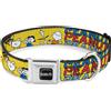 Peanuts Dog Collar PNTM-PEANUTS Title Logo Full Color Black/White PEANUTS Gang FEATURING