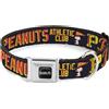 Peanuts Dog Collar PNTM-PEANUTS Title Logo Full Color Black/White PEANUTS ATHLETIC CLUB
