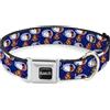 Peanuts Dog Collar PNTM-PEANUTS Title Logo Full Color Black/White Peanuts Astronaut Snoo