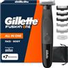 Gillette Fusion One Rasoio Elettrico Uomo Barba e Corpo 3 1 rasoio + 5 testine