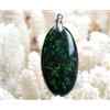 JM-IMPORT Giada Omfacite 83 Carati - Pendente Cabochon Pietra Naturale - Italia / FF53