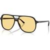 Ray-Ban Ray Ban 2198 Bill 60 901/R6 Occhiali da Sole Nero/Giallo