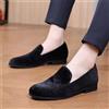 Mocassini Uomo Eleganti Neri Damascati Slip On Cerimonia Stile Luxury M8R4V