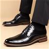 Scarpe Eleganti Uomo Nere Stringate Classiche Lucide Business Cerimonia T9X4R