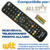 BRAVO TELECOMANDO UNIVERSALE per TV e DVD BD VCR ALLSTAR ALL STAR SCEGLI MODELLO LISTA