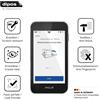 dipos 2x Pellicola Protettiva per Equil S Patch 300U PDA Protezione Vetro Flessibile