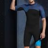 Muta corta da uomo da 2 mm sul retro con cerniera la muta da sub per