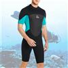 Neoprene 2mm Muta da sub per adulti Muta da sub con zip posteriore Pantaloncini
