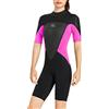 Neoprene 2mm Muta da sub per adulti Muta da sub con zip posteriore Pantaloncini