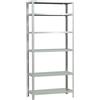 Simon Rack Scaffale Metallo Garage, 6 Ripiani, 100 kg di Punto di Flessione, 2000x900x300 mm, Con Viti, Scaffalatura Garage, Bianco - Comfort