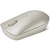 Lenovo 540 Wireless Mouse, Mouse senza fili con ricevitore USB-C, sensore ottico regolabile fino a 2400 DPI, design ambidestro e batteria fino a 18 Mesi - Sand