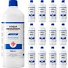 AIESI ACQUA OSSIGENATA F.U. DISINFETTANTE 12X1000 ML CON TAPPO DI SICUREZZA