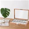 Organizzatore di scatole per orologi per orologi, collane, bracciali,
