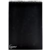 ARTIX Cervantes PB345 - Blocco da disegno, 80 fogli, con coperchio in polipropilene, formato A4, 21 x 29,7 cm, colore: Nero