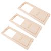 Pannello Di Ventilazione Dell'aria Per Sauna In Cedro 3 Pezzi, 13x5,1 Pollici,