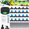 Forever Speed KIT IRRIGAZIONE A GOCCIA 60PCS IMPIANTO IRRIGAZIONE GIARDINO 20M TUBO PER PIANTE