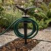 Portatubo da Giardino con Picchetto Autoportante Avvolgitubo Rustico per Prato
