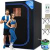 Sauna a Vapore Portatile Con Sedia Portatile E Telecomando, Bagno Turco, Sauna I