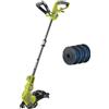 Ryobi Tagliabordi elettrico filo bordatore decespugliatore + 3 bobine RYOBI RLT5127PK3