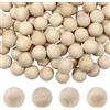 TOAOB THE ONE AND ONLY BABY TOAOB 100 pezzi Palline di Legno per Lavoretti 20mm Perline in Legno Naturale