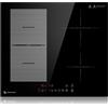AMZCHEF PIANO COTTURA A INDUZIONE 60 CM 4 FUOCHI BOOST FLESSIBILI 9 LIVELLI REGOLAZIONE