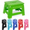 NATUMO® - Sgabello pieghevole di alta qualità, portata 150 kg, per cucina, bagno