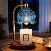 Kjixyung Lampada Scaldacandele Elettrica Timer Dimmer Vintage Blu | Scaldacandele elettri