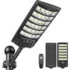 PEAKRO LAMPIONE SOLARE LED ESTERNO IP67 IMPERMEABILE FARO PANNELLO SOLARE 6000K LUCE BI