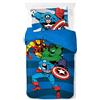 Jay Franco Set copripiumino singolo Marvel Comics Avengers in 100% cotone, inclu