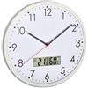 TFA Dostmann Orologio da parete moderno analogico con termometro e igrometro