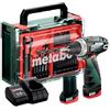 Metabo PowerMaxx BS Set Avvitatore Trapano 12V 2x2.2Ah Li-Ion