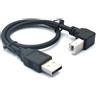 Herfair Cavo per stampante da 90 gradi cavo adattatore da USB a stampante da 1,5 m c