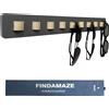 Findamaze Porta Occhiali Multiplo - Organizzatore per Occhiali da Sole in Legno Porta Occh