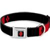 Harley Quinn Dog Collar JKG-Harley Quinn Diamond Full Color Black/Red HARLEY QUINN/Diamonds B