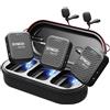 SYNCO MICROFONO WIRELESS LAVALIER G1(A2) PRO DUAL PACK CON CHARGING CASE LAPEL MIC