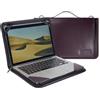 Broonel Purple Leather Laptop Case For HP EliteBook 630 G9 13" FHD Laptop