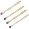 4 Pcs Fresh Breath Tool For Daily Oral Care Spazzola Bamboo Tooth Brushes