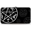 Supernatural Hinged Wallet Supernatural Devil's Trap Symbol Scattered Black/Gray/White