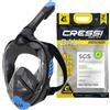 CRESSI Bali Full Face Mask - Maschera Snorkeling Integrale Unisex, Lente Ultra C