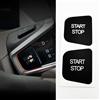 Decalcomania sovrapposizione pulsante start stop nero per BMW pe