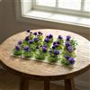 Ciuffi D'erba con Fiori Realistico Vegetazione Artificiale per Diorami,
