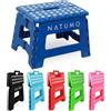 NATUMO® - Sgabello pieghevole di alta qualità, portata 150 kg, per cucina, bagno