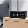 Sveglia digitale con caricabatterie wireless moderno per comodino soggiorno