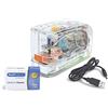 Rapesco 1450 626EL Cucitrice Automatica USB/Batteria con 1000 Punti 26/6mm, Capacità 15 Fogli, Trasparente
